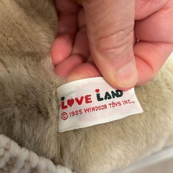 Vintage 1984 Love Land Teddy Bear Plush 14" - Picture 8 of 9